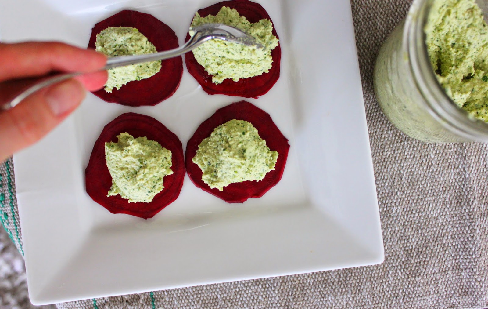 Raw Beet Ravioli with Macadamia nut cheese and hemp drizzle Raw Beet Ravioli with Macadamia nut cheese and hemp drizzle